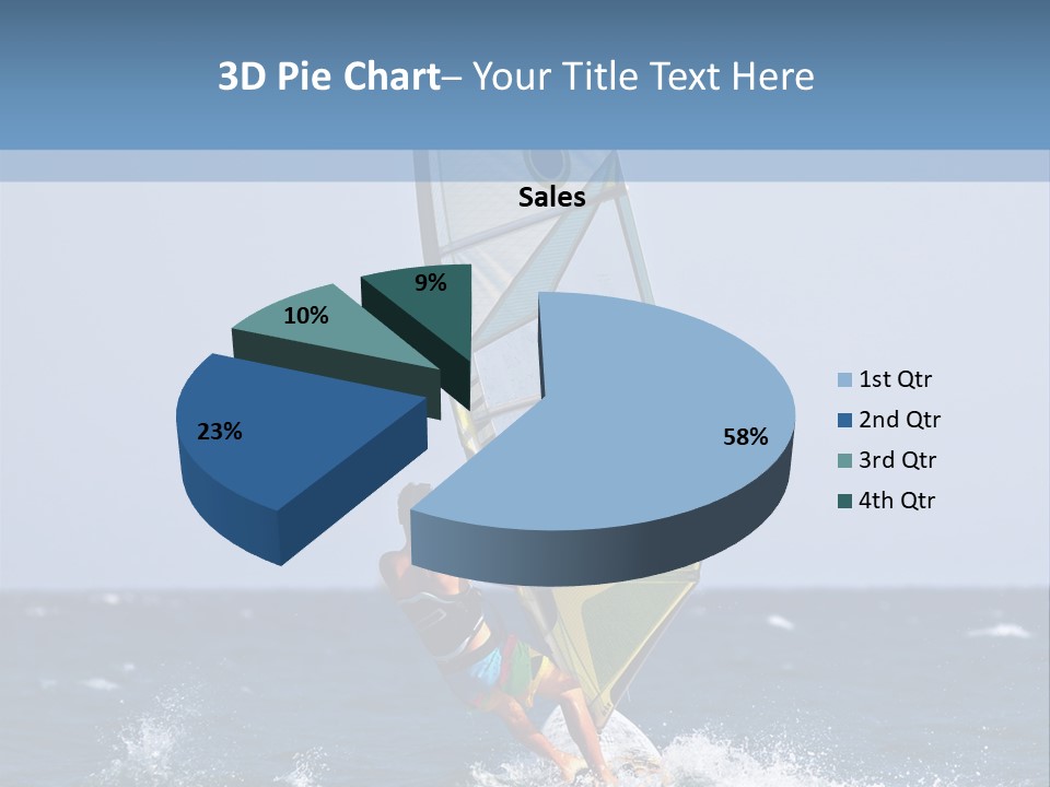 Windsurf Extreme Board PowerPoint Template