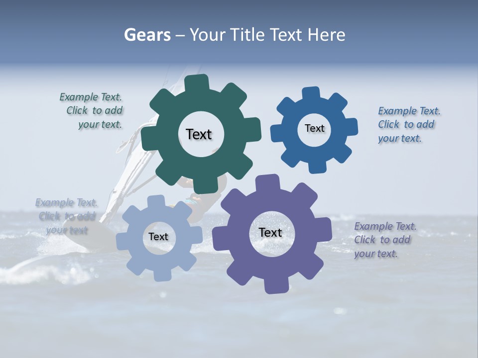 Wind Summer Ocean PowerPoint Template