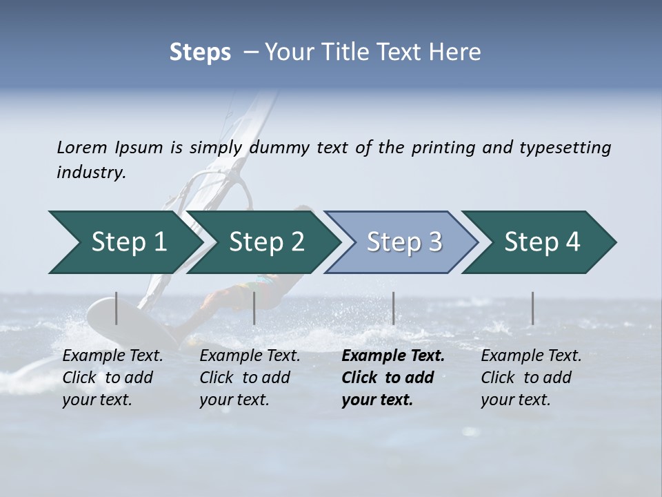 Wind Summer Ocean PowerPoint Template