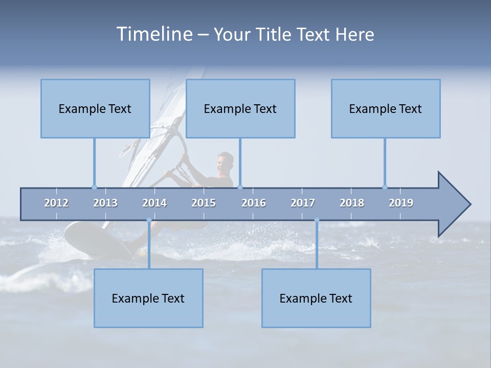 Wind Summer Ocean PowerPoint Template