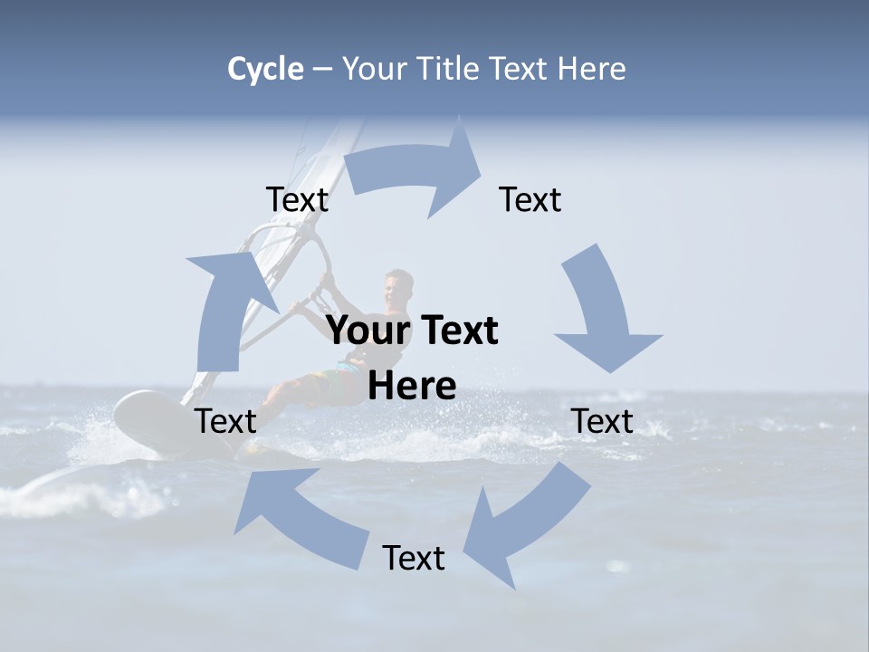 Wind Summer Ocean PowerPoint Template