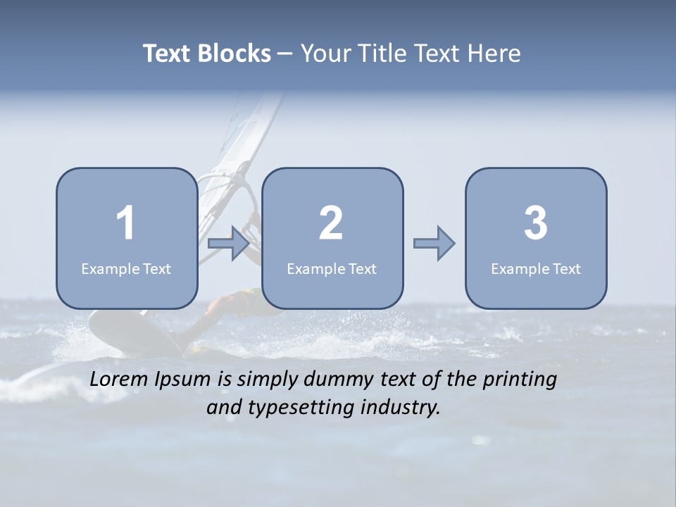 Wind Summer Ocean PowerPoint Template