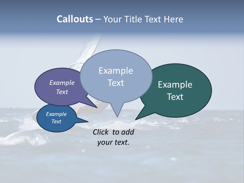 Wind Summer Ocean PowerPoint Template