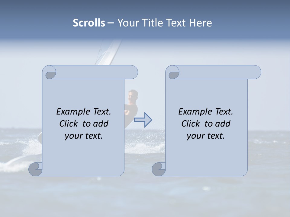 Wind Summer Ocean PowerPoint Template