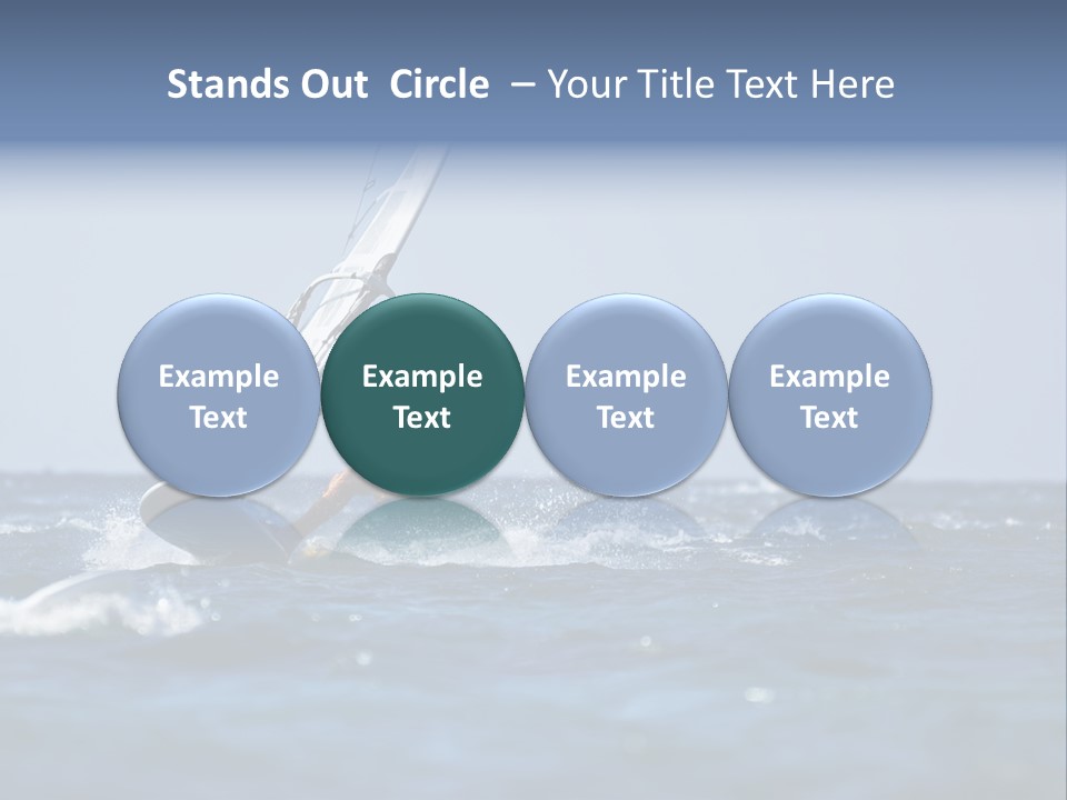 Wind Summer Ocean PowerPoint Template