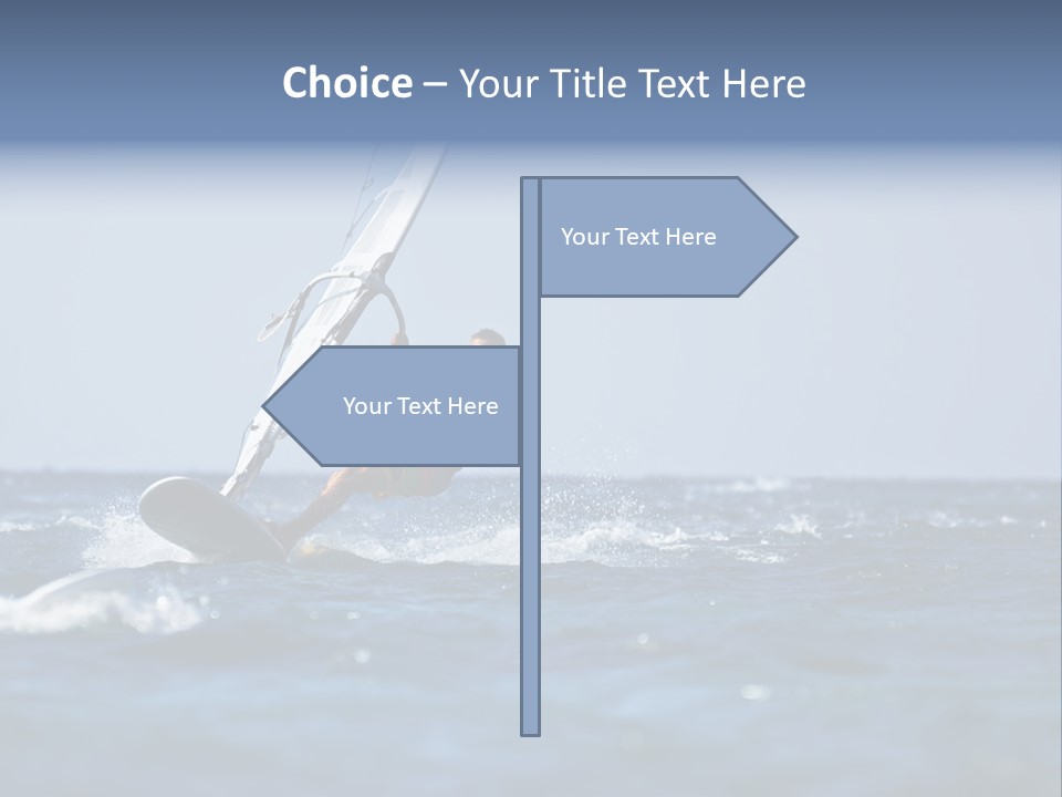 Wind Summer Ocean PowerPoint Template