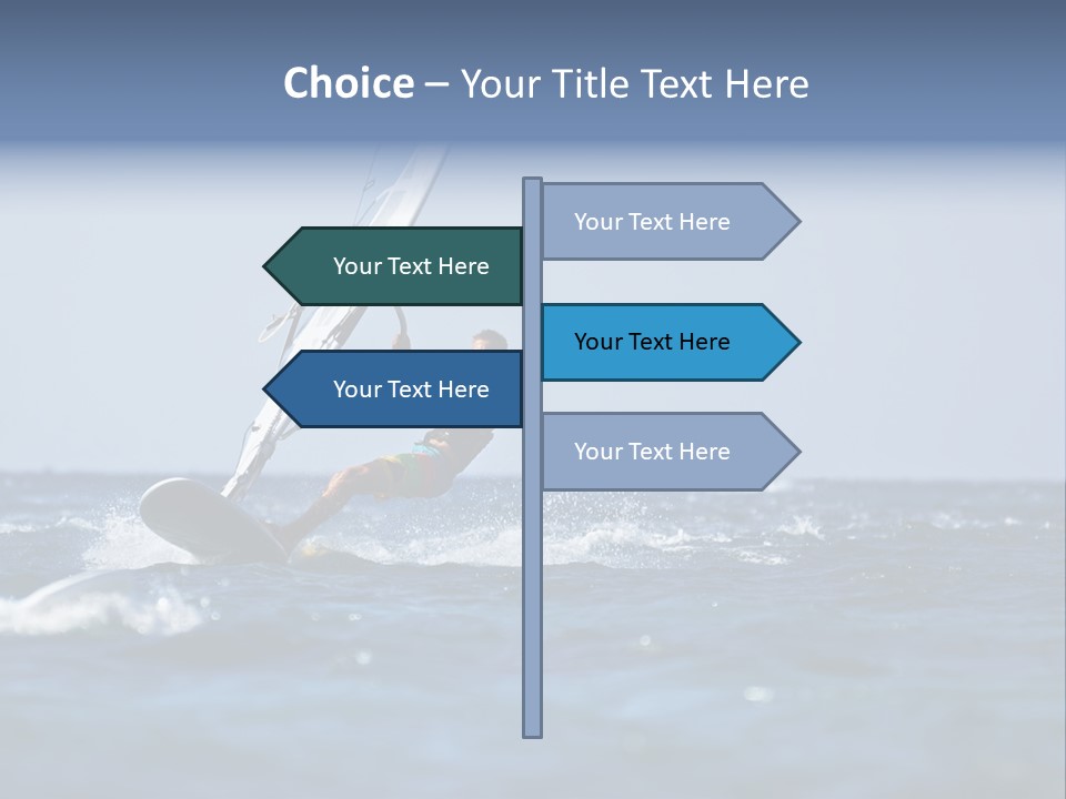 Wind Summer Ocean PowerPoint Template