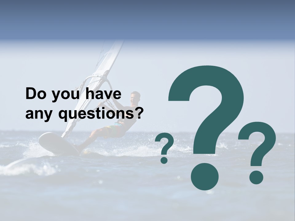 Wind Summer Ocean PowerPoint Template