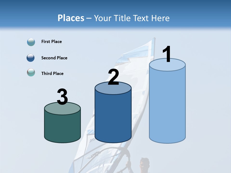 Activity Windsurfer Speed PowerPoint Template