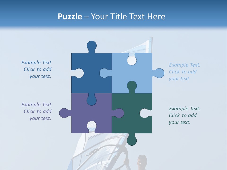 Activity Windsurfer Speed PowerPoint Template