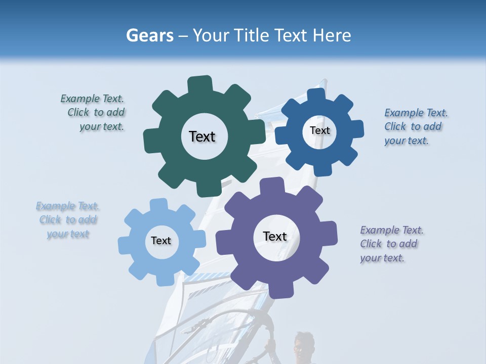 Activity Windsurfer Speed PowerPoint Template