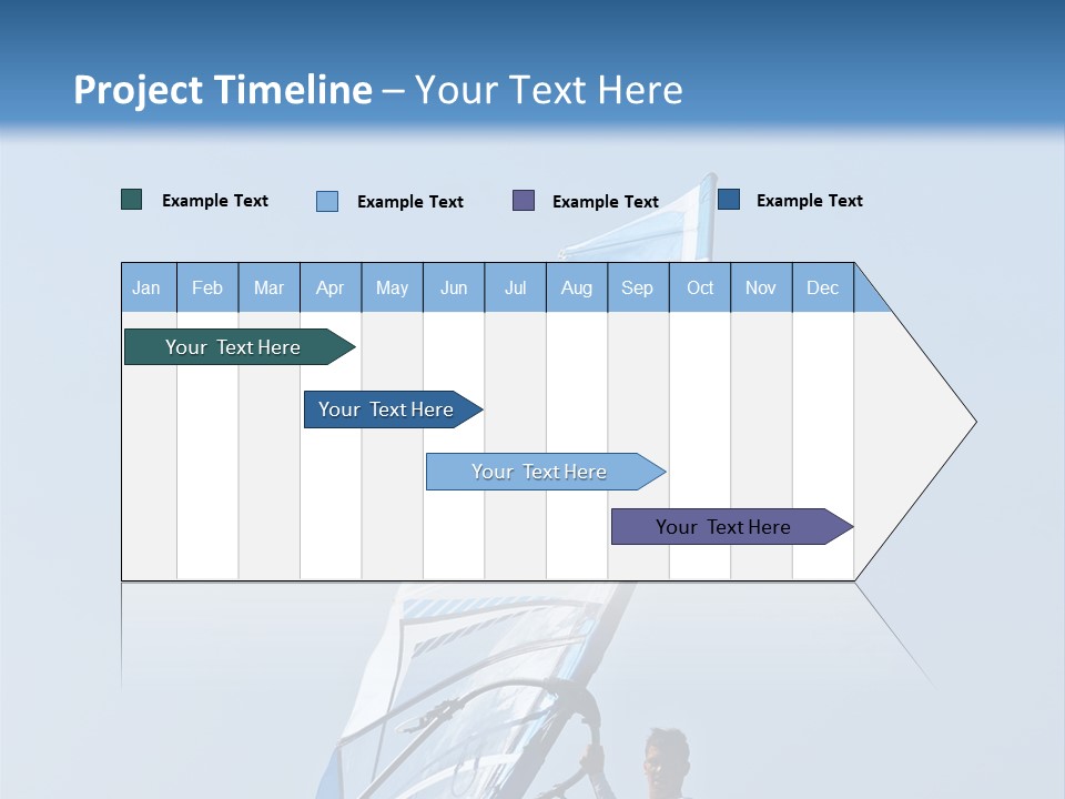 Activity Windsurfer Speed PowerPoint Template