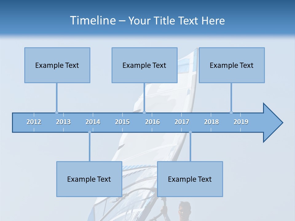 Activity Windsurfer Speed PowerPoint Template