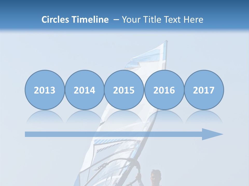 Activity Windsurfer Speed PowerPoint Template