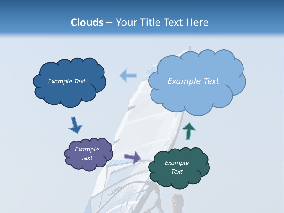 Activity Windsurfer Speed PowerPoint Template