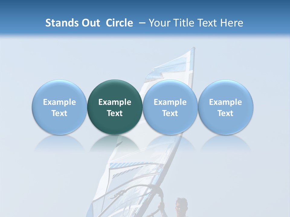 Activity Windsurfer Speed PowerPoint Template