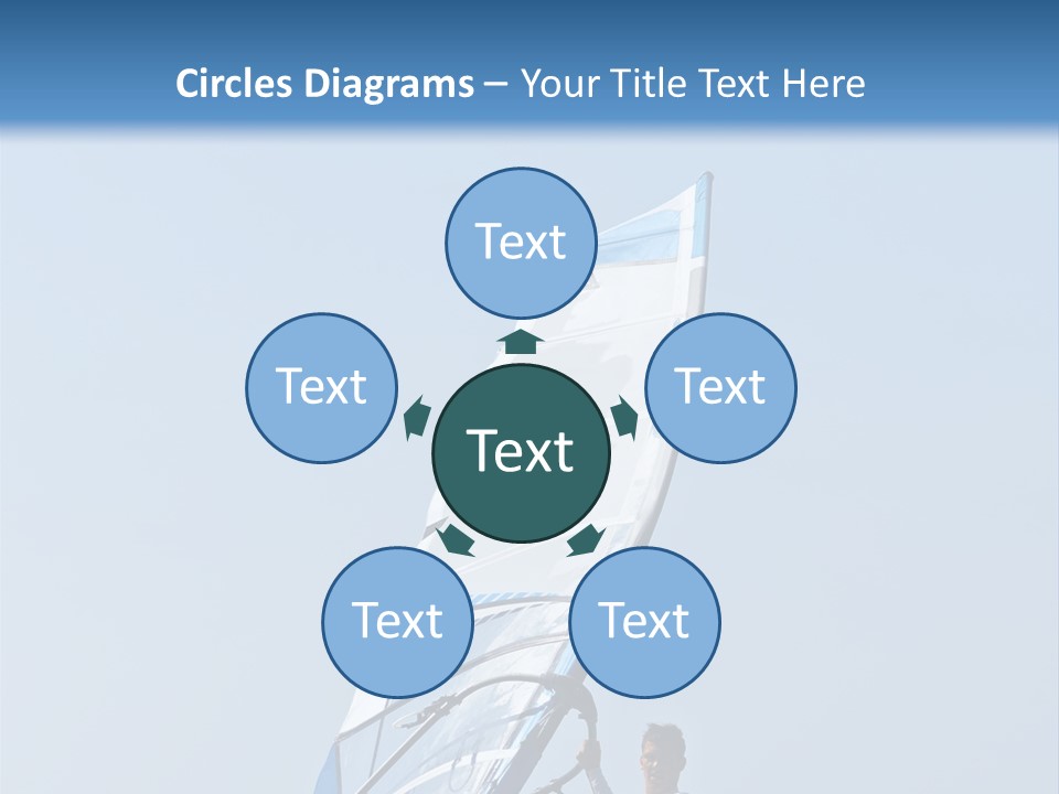 Activity Windsurfer Speed PowerPoint Template