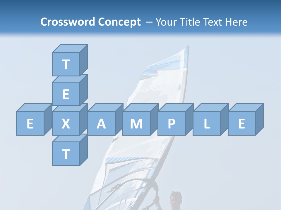Activity Windsurfer Speed PowerPoint Template