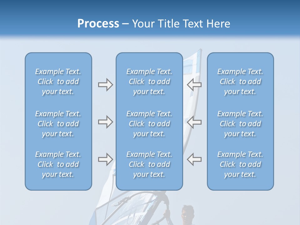Activity Windsurfer Speed PowerPoint Template