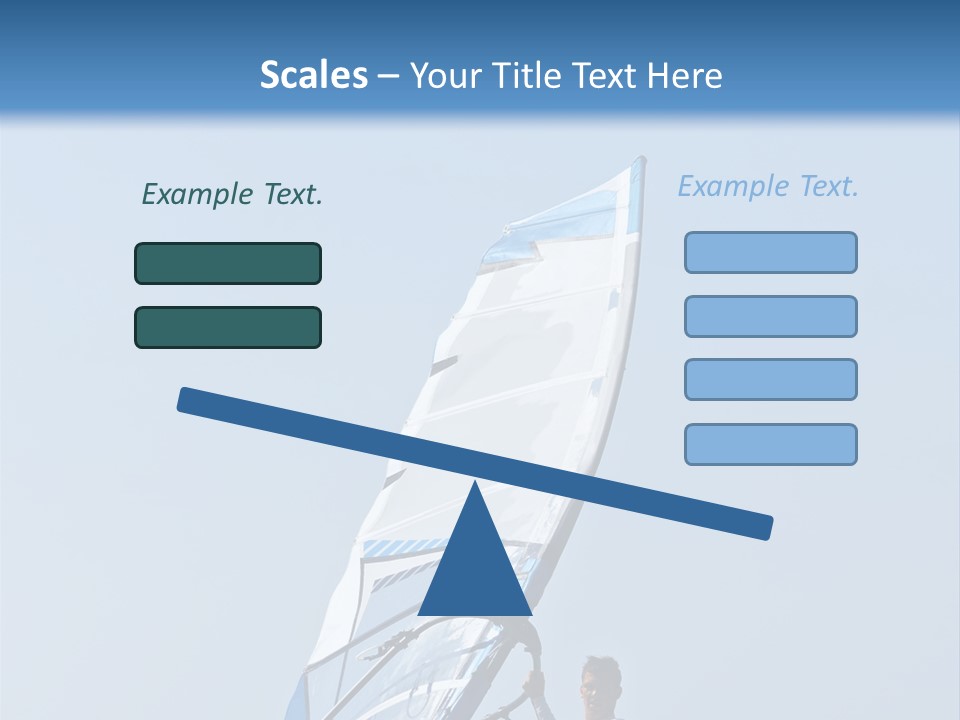 Activity Windsurfer Speed PowerPoint Template