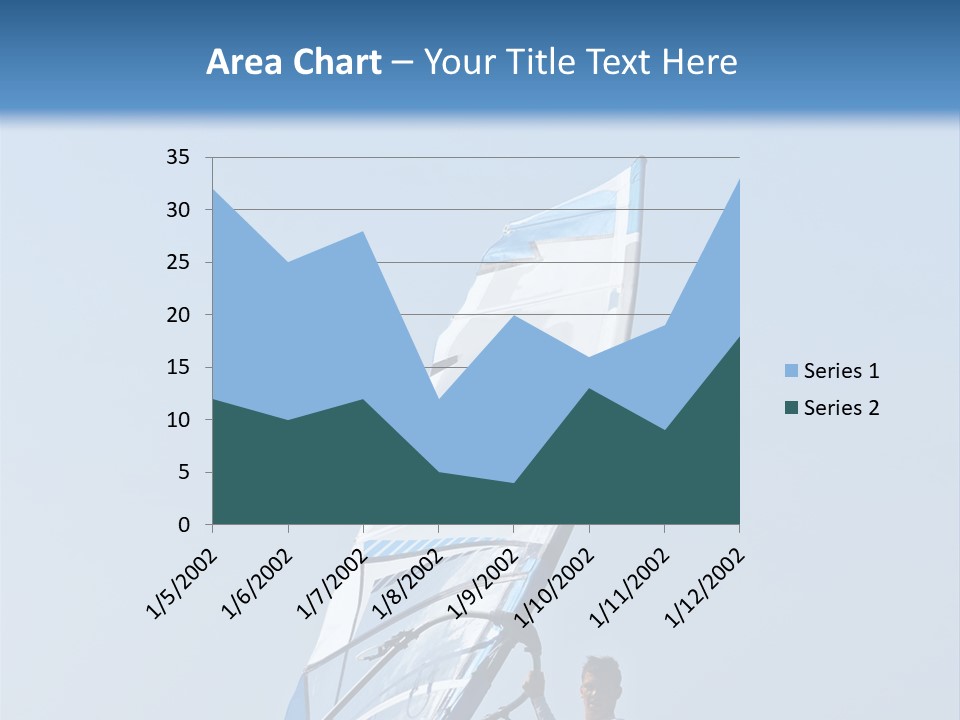 Activity Windsurfer Speed PowerPoint Template