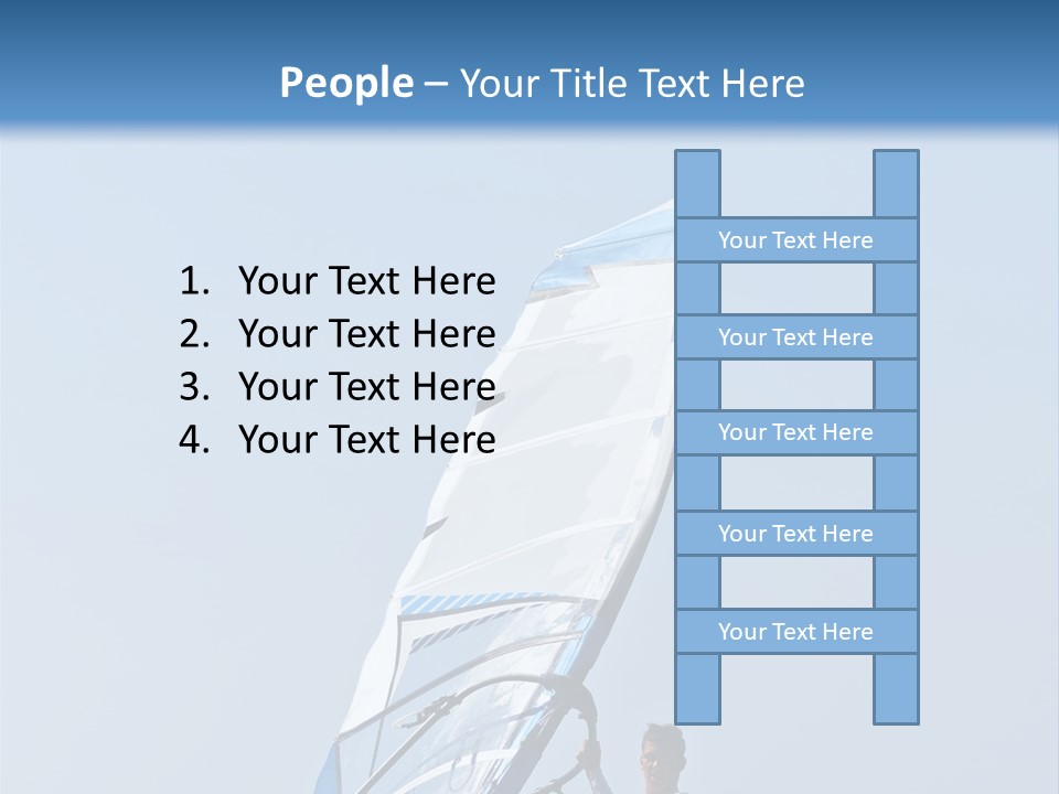 Activity Windsurfer Speed PowerPoint Template