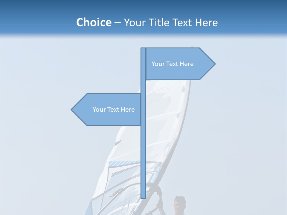 Activity Windsurfer Speed PowerPoint Template