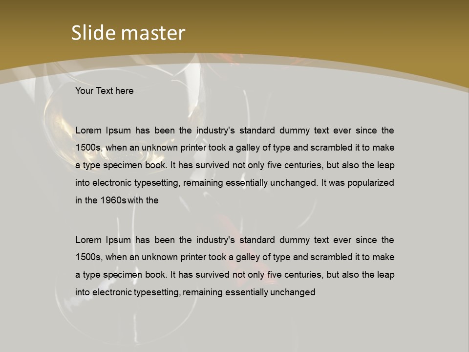 Dark Isolated Black PowerPoint Template