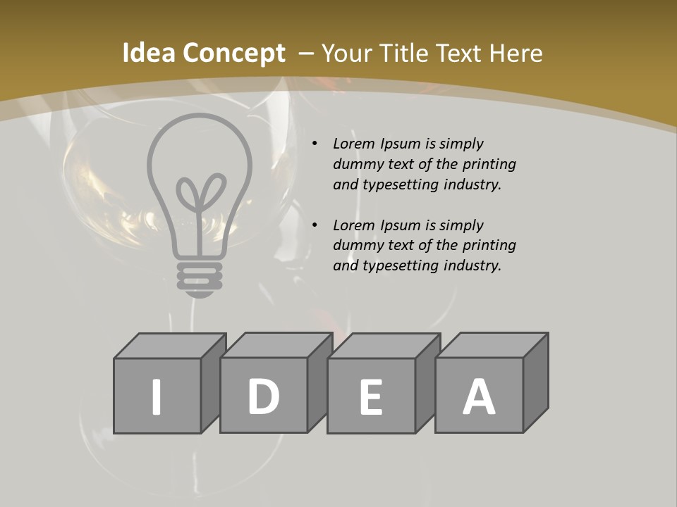 Dark Isolated Black PowerPoint Template