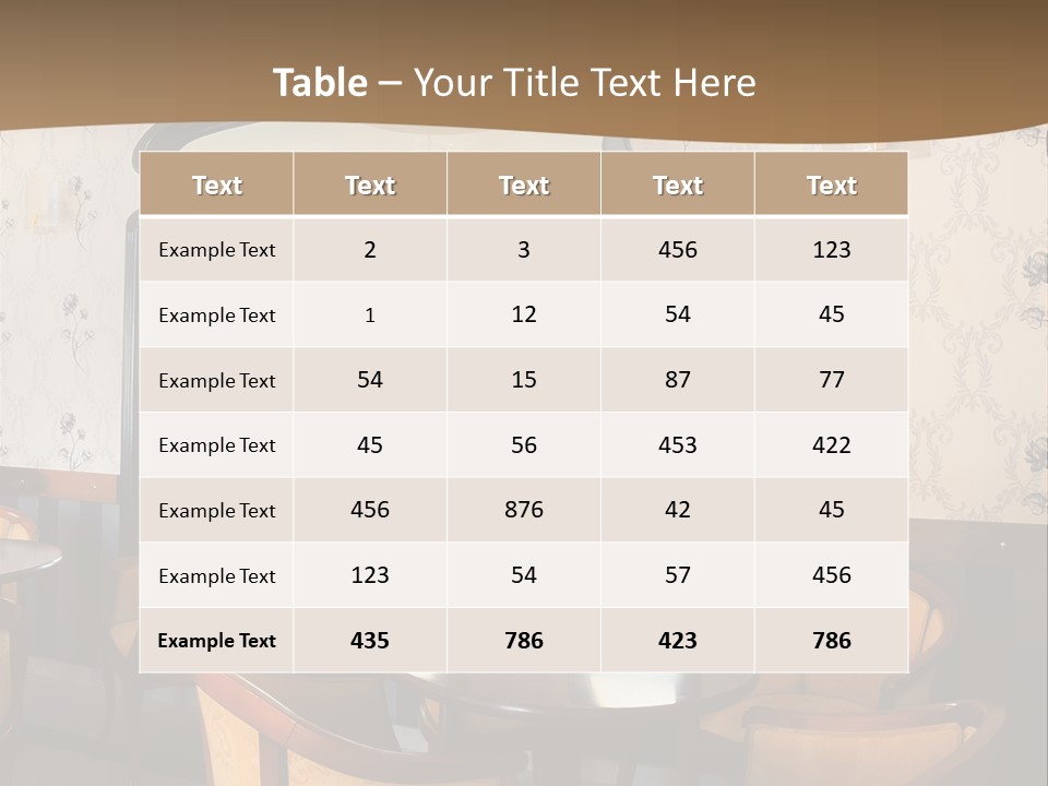 Design Light Wooden PowerPoint Template