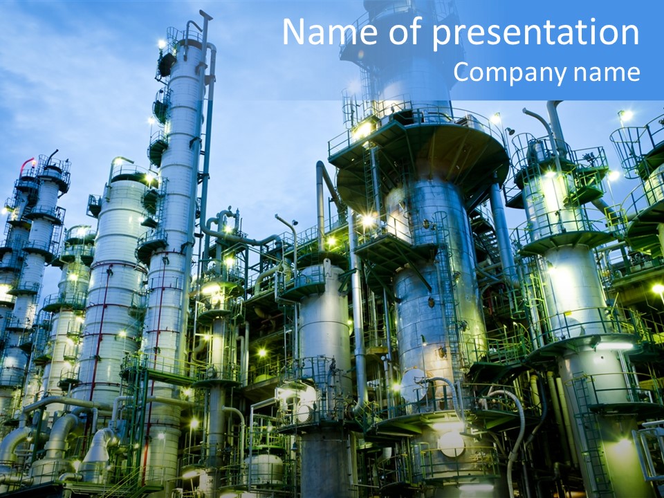 Global Equipment Manufacturing PowerPoint Template