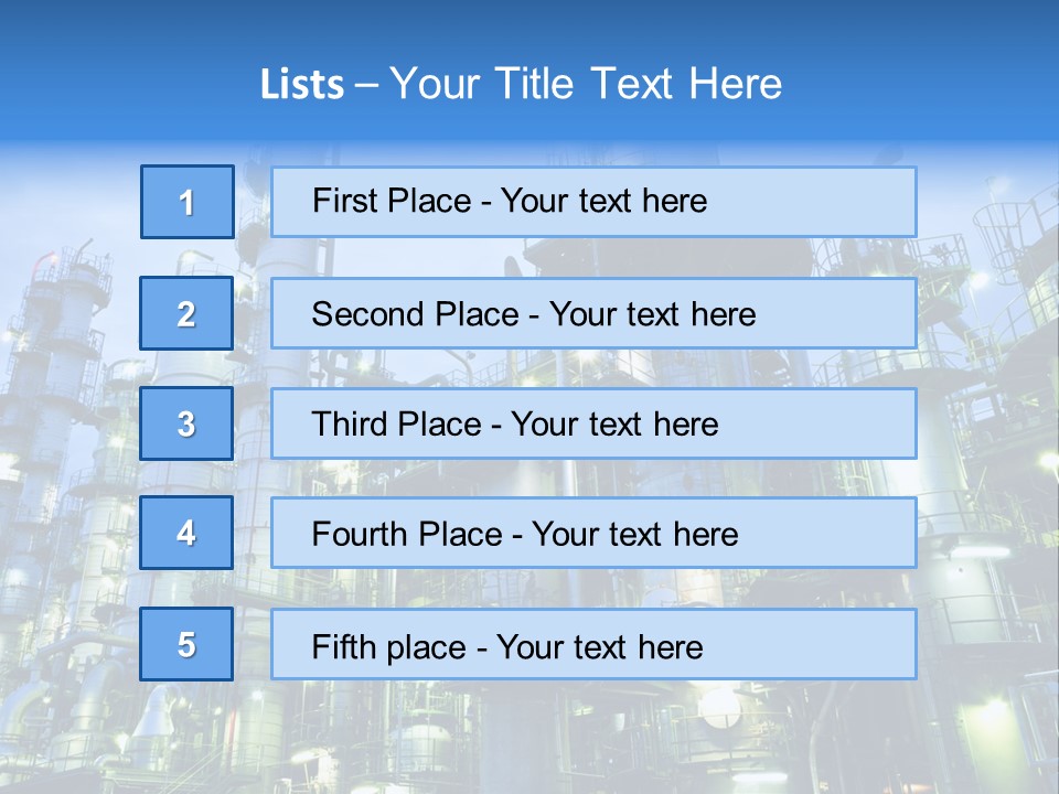 Global Equipment Manufacturing PowerPoint Template