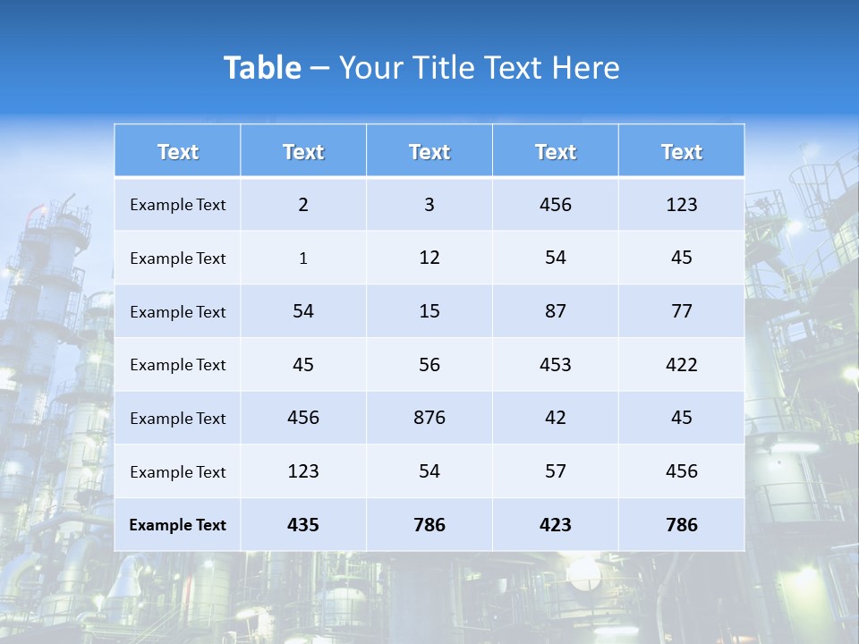 Global Equipment Manufacturing PowerPoint Template