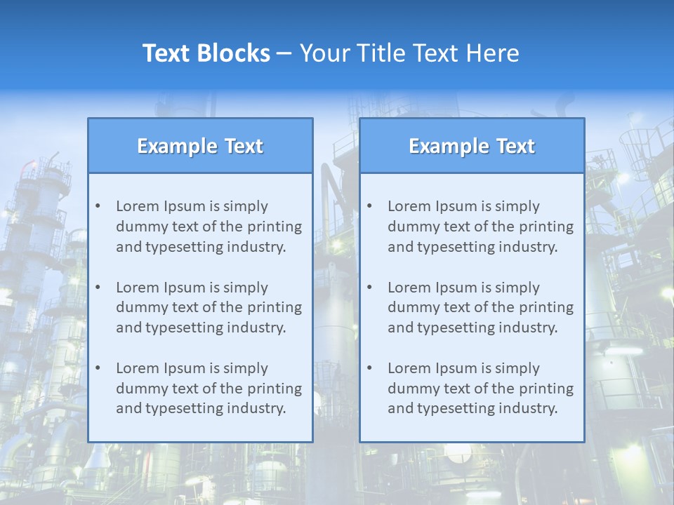 Global Equipment Manufacturing PowerPoint Template