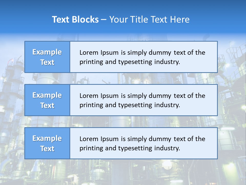 Global Equipment Manufacturing PowerPoint Template