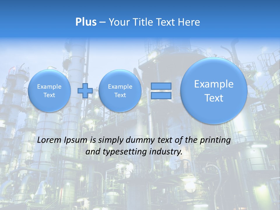 Global Equipment Manufacturing PowerPoint Template