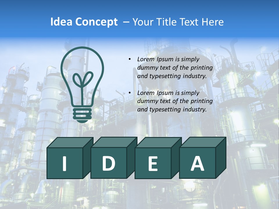 Global Equipment Manufacturing PowerPoint Template