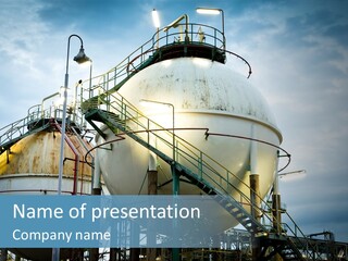 Twilight Factory Power PowerPoint Template