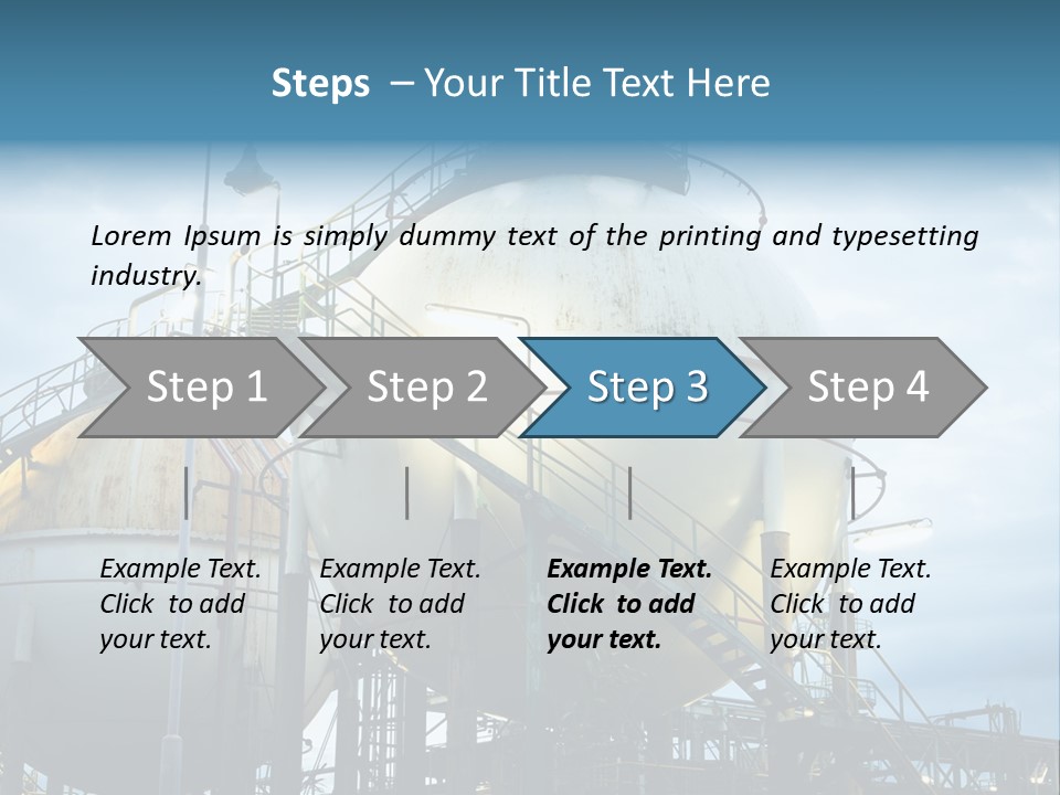 Twilight Factory Power PowerPoint Template