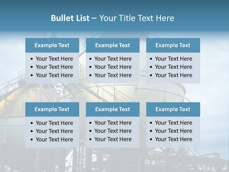 Twilight Factory Power PowerPoint Template