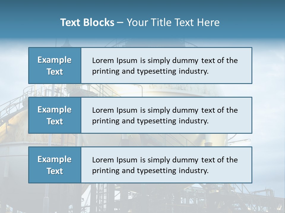 Twilight Factory Power PowerPoint Template