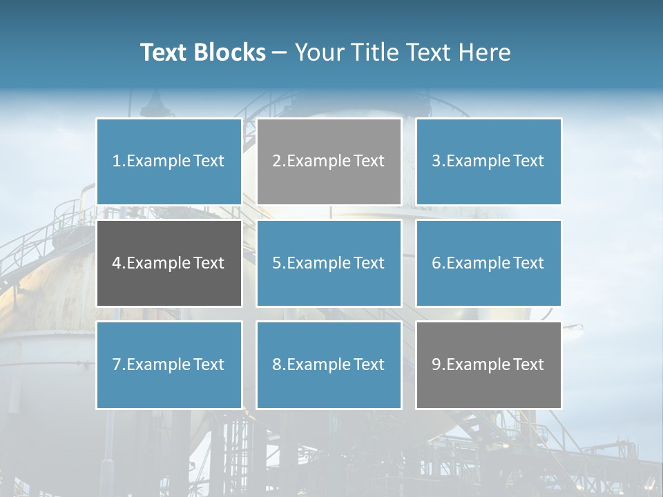 Twilight Factory Power PowerPoint Template