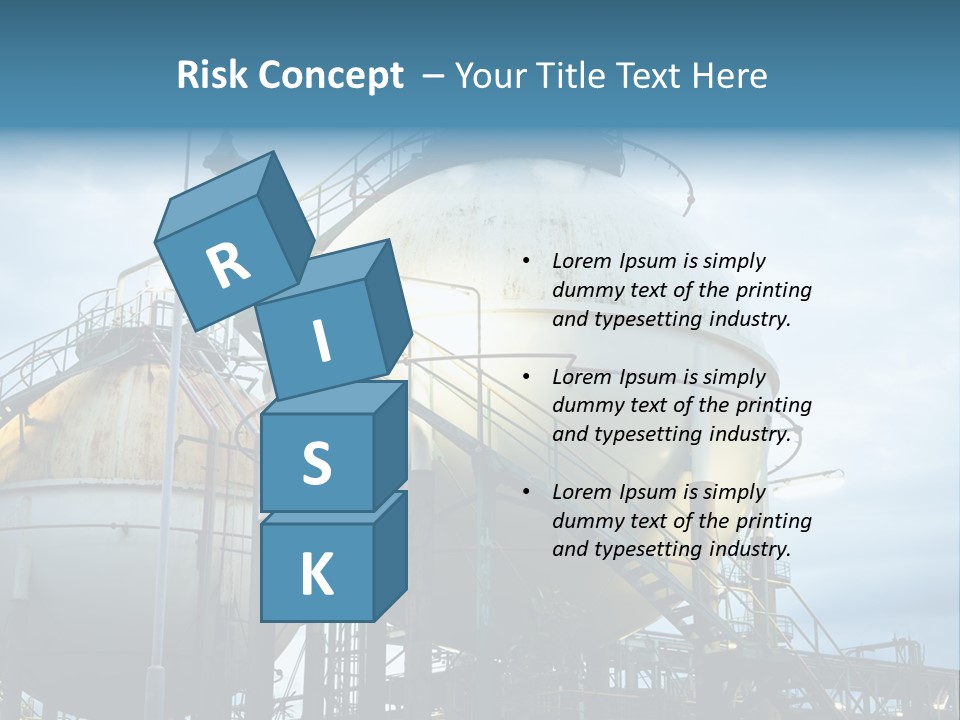 Twilight Factory Power PowerPoint Template