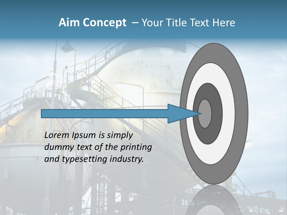 Twilight Factory Power PowerPoint Template