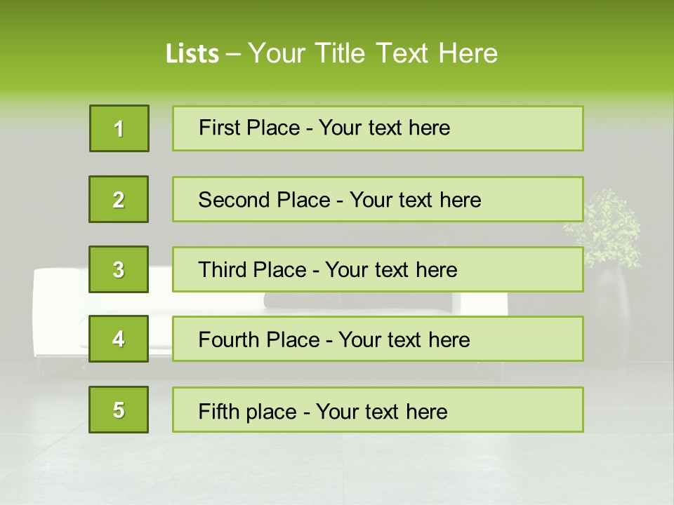 City Interiors Design PowerPoint Template