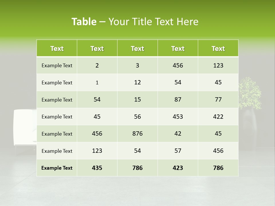 City Interiors Design PowerPoint Template