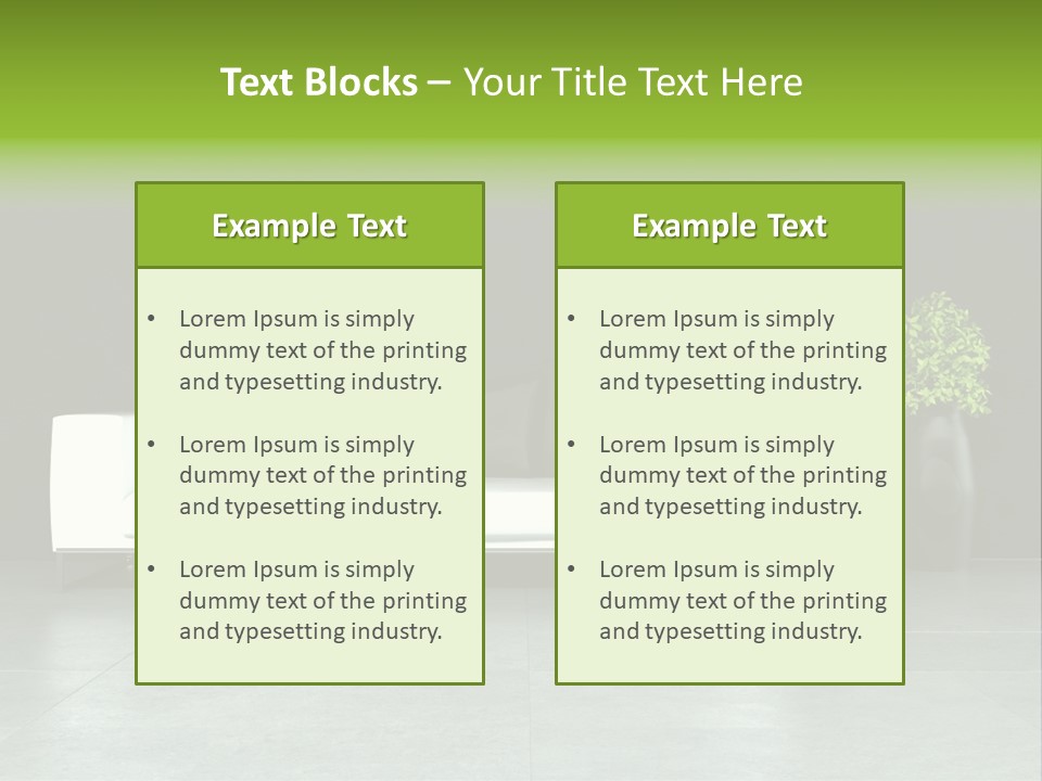 City Interiors Design PowerPoint Template