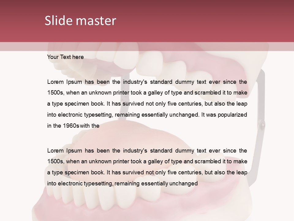 Background Object Bone PowerPoint Template