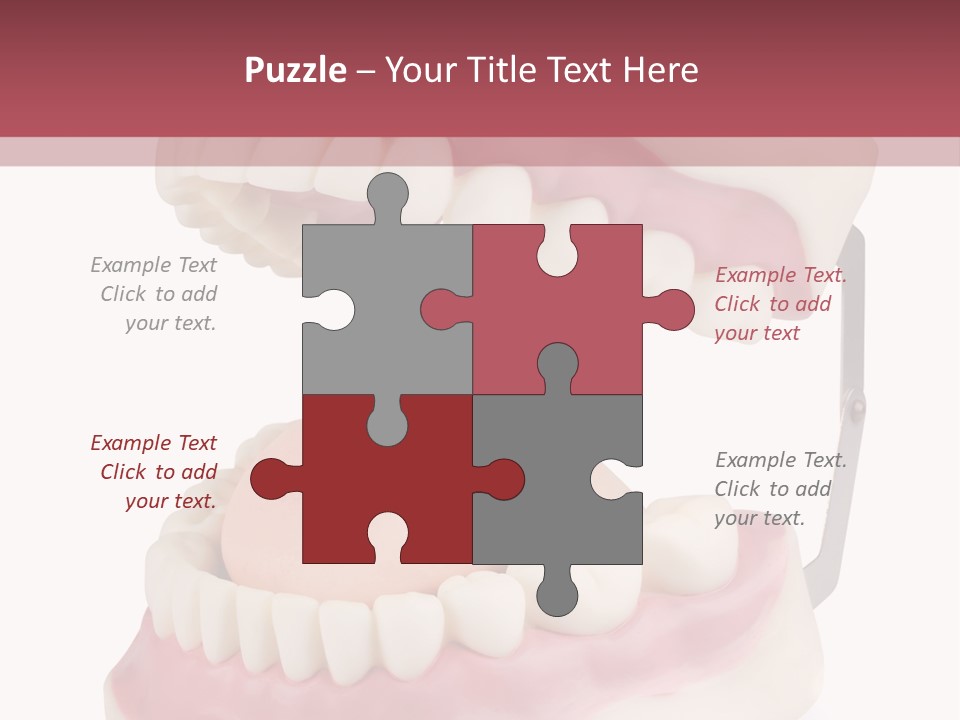 Background Object Bone PowerPoint Template