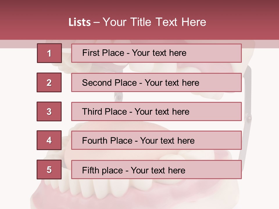 Background Object Bone PowerPoint Template